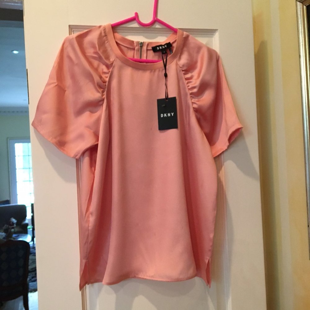DKNY Terrine-Pink Blouse